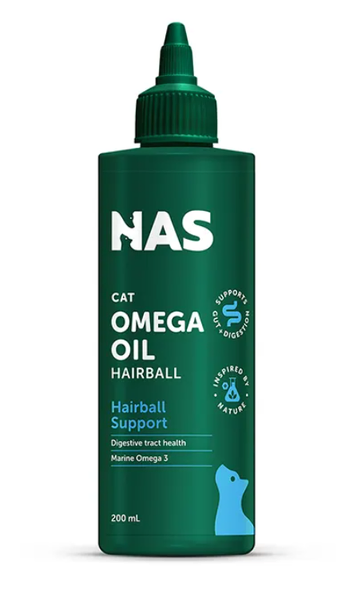 Natural Animal Solutions Feline Omega Oil Hairball 200mL