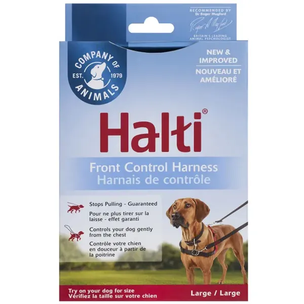 Halti Front Control Harness (Black/Red) Large