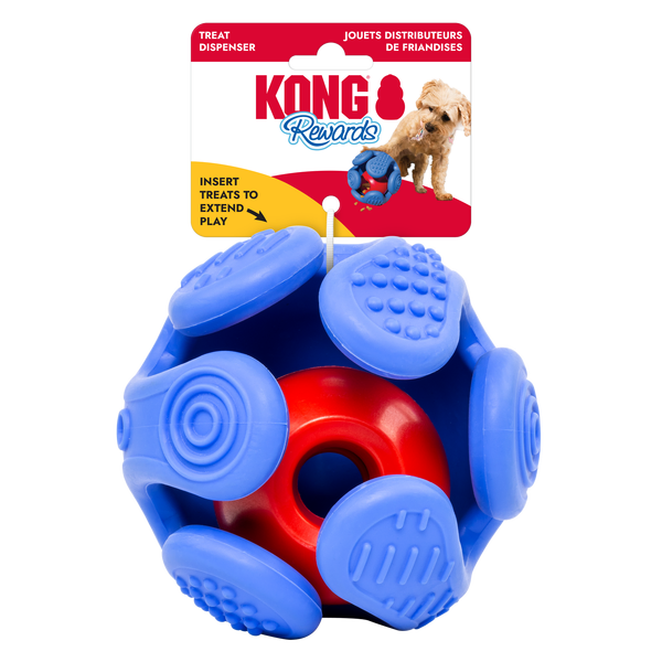 KONG Rewards Wrapz Treat Dispenser Dog Toy Medium/Large