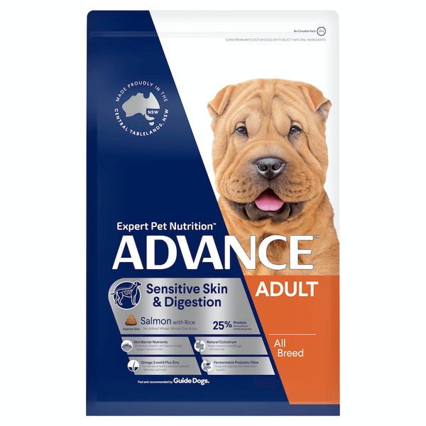 Advance Canine Sensitive Skin and Digestion Salmon 13kg Dry Dog food