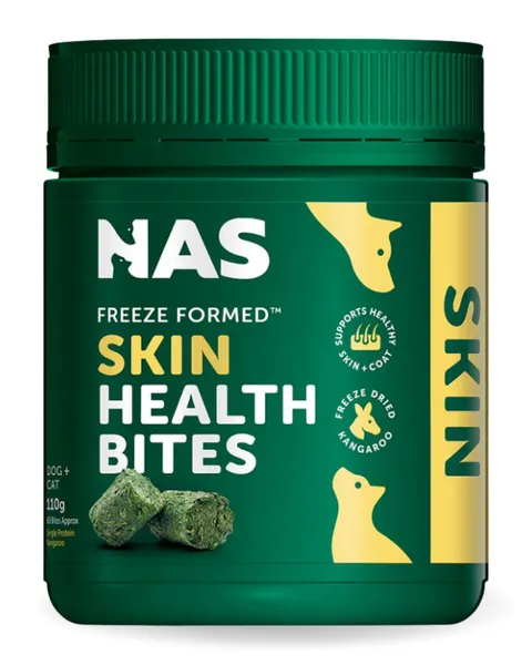 Natural Animal Solutions Freeze Formed Skin & Coat Health Bites 110g (60pk)