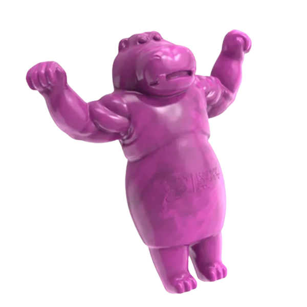 Happy Staffy Co Chomp-O-Potamus Tough Chew Toy