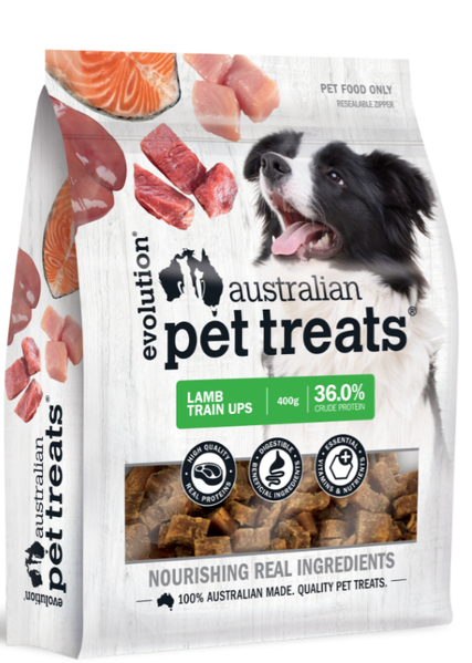 Evolution Pet Treat Lamb Trainups 400g