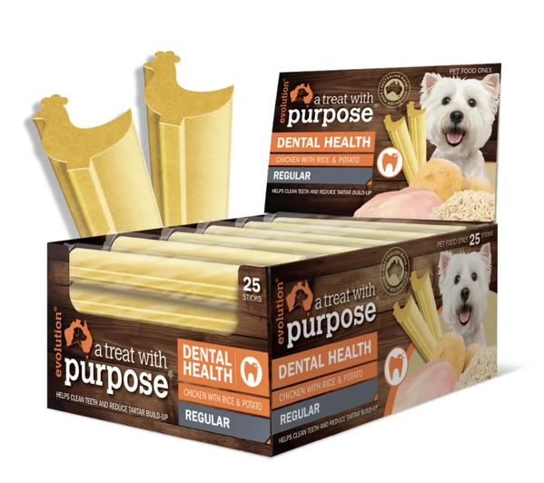 Evolution Dental Stick Chicken with Rice & Potato