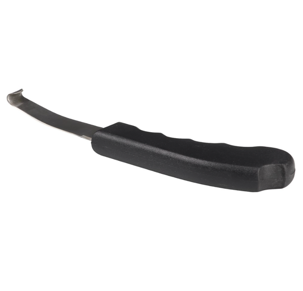 Professional Hoof Knife Single Edge with Plastic Handle - Right Handed