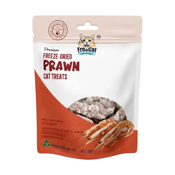 FreeCat Freeze Dried Prawn Cat Treats 30g