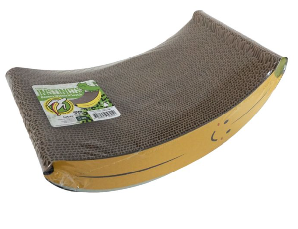 Furkidz Cat Banana Wobble Scratcher