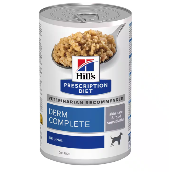 Hills Prescription Diet Canine Derm Complete 370g x 12 Cans
