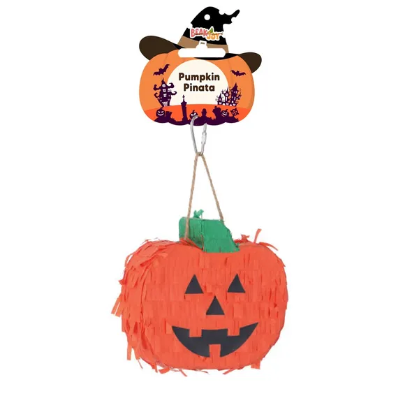 BeakJoy Pumpkin Pinata Halloween Bird Toy