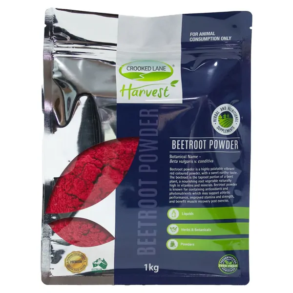 Crooked Lane Beetroot Powder for Horses Dogs and Cats 1kg