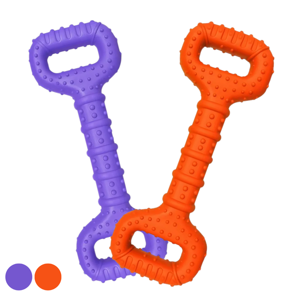 Happy Staffy Co Tommy Tug Handle Interactive Dog Toy