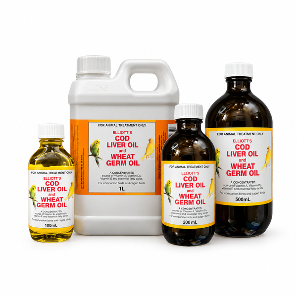 Inca Cod Liver and Wheat Germ Oil Vitamin Supplement for Cage Birds
