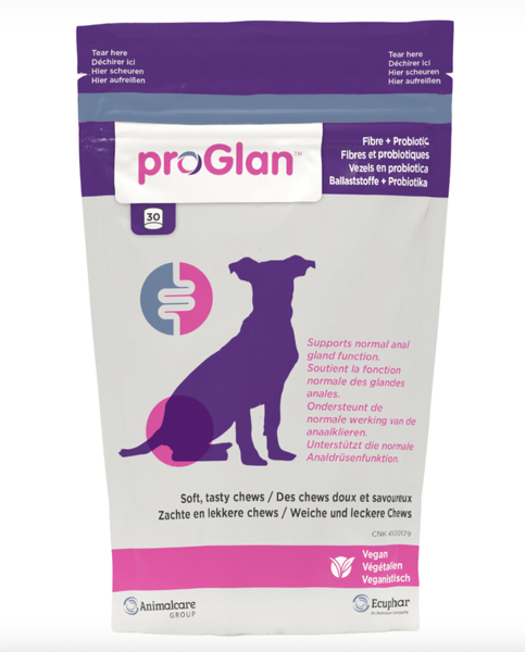 ProGlan Soft Chews Anal Gland Support for Dogs 30 Pack