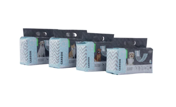M-Pets Male Dog CARBON Diapers - Pack of 18