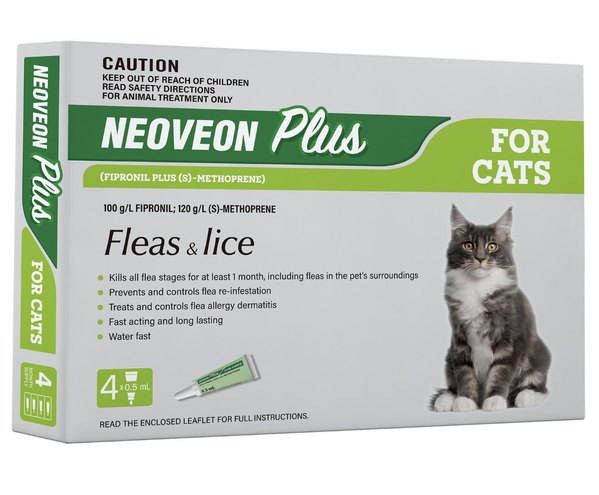 Neoveon Plus Flea & Lice Treatment for Cats & Kittens
