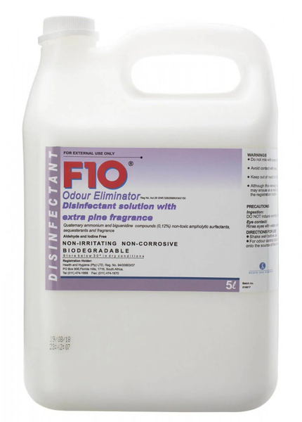 F10 Odour Eliminator Disinfectant Solution 5L