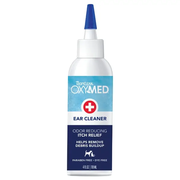 TropiClean OxyMed Ear Cleaner for Dogs and Cats 118ml