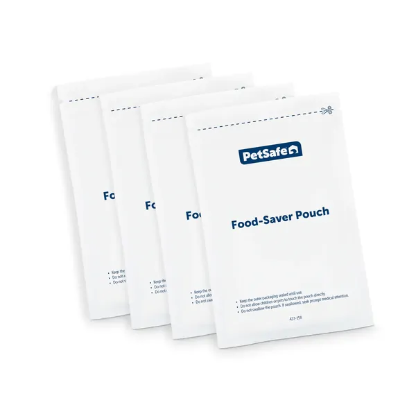 PetSafe Food-Saver Pouches for FlexFeed Automatic Pet Feeder 4 Pack PAC00-18109
