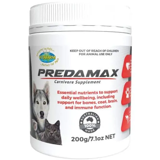 Vetafarm Predamax Carnivore Supplement 200g