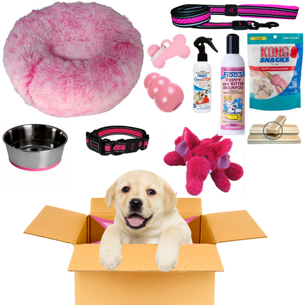 Puppy Pack Pink Large Deluxe