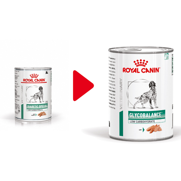 Royal Canin Glycobalance (Formerly Diabetic) Wet Dog Food 410g x 12 Cans