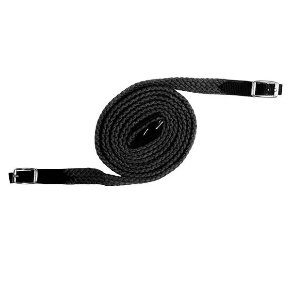 Vivid Cotton Hack Reins [Colour: Black]