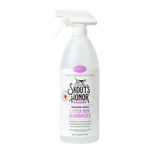 Skouts Honor Litter Box Deodorizer Spray for Cats 1.035L