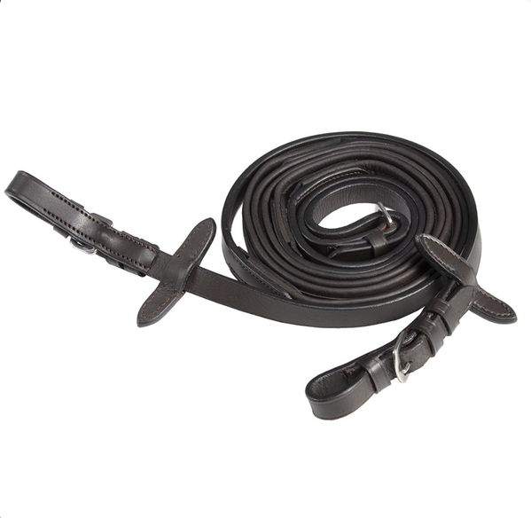 Landsborough Leather Soft Grip Reins with Stoppers