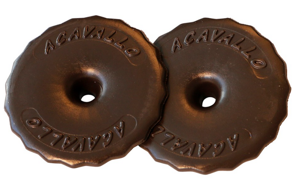 Acavallo Gel Bit Guards - Brown