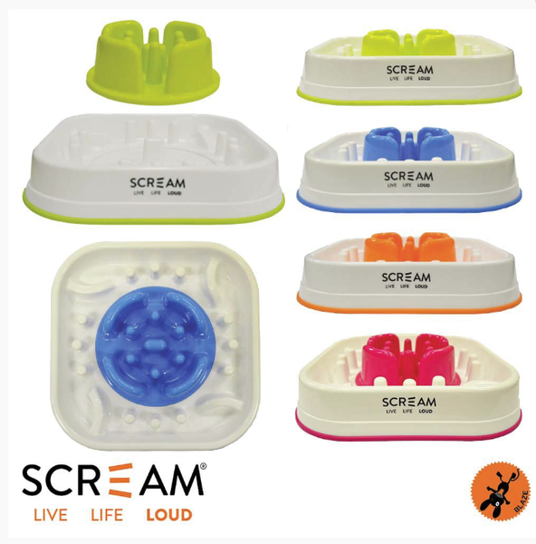 Scream Slow Feed Interactive Dog Bowl