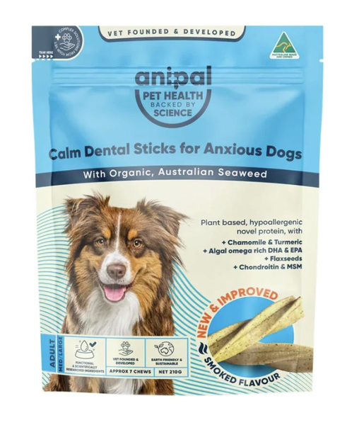 Anipal Calm Dental Sticks for Anxious Dogs 210g
