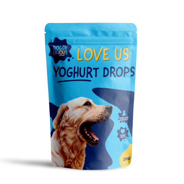 Doggylicious Love Drops Yoghurt Treats for Dogs 250g