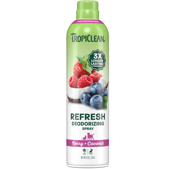 TropiClean Berry & Coconut Deodorizing Spray 295mL