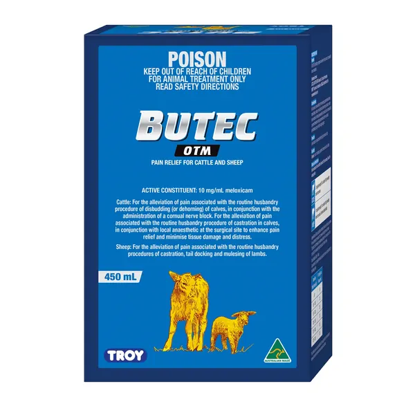 Butec OTM Pain Relief for Cattle and Sheep