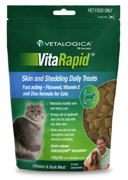 Vetalogica VitaRapid Skin & Coat Care for Cats 100gm