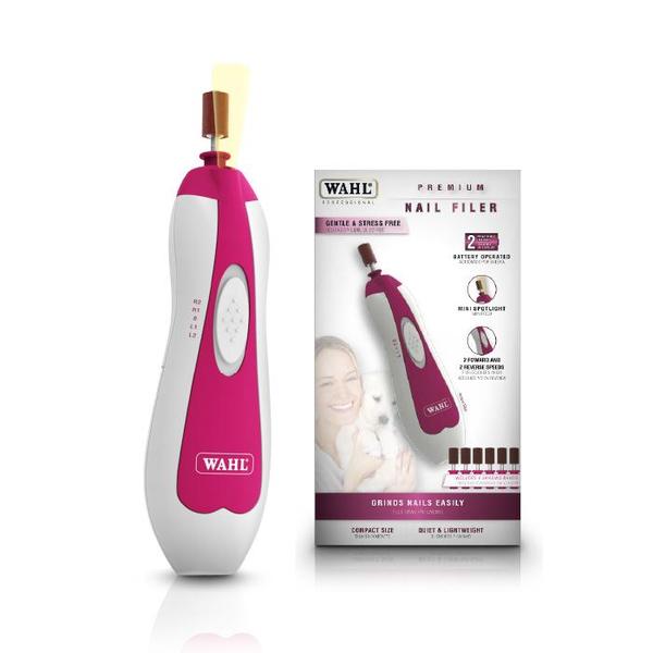 Wahl Premium Nail Grinder For Dogs And Cats Pink White