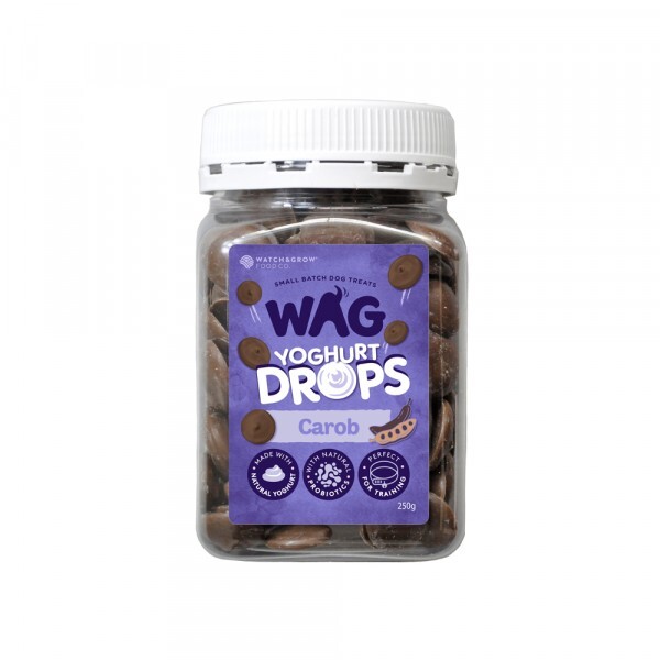 CLEARANCE | WAG Yoghurt Drops Carob 250g