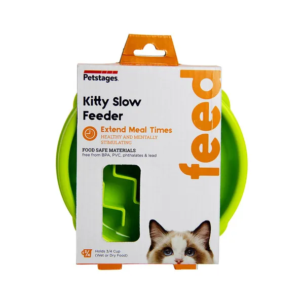 Outward Hound Cat Fun Feeder Green Small  