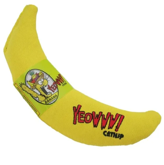 Yeowww!  Banana Catnip Cat Toy
