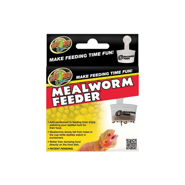 Zoo Med Hanging Mealworm Feeder for Reptiles