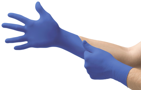 CLEARANCE | Micro-Touch Blue Nitrile Examination Gloves Large 200 Pack