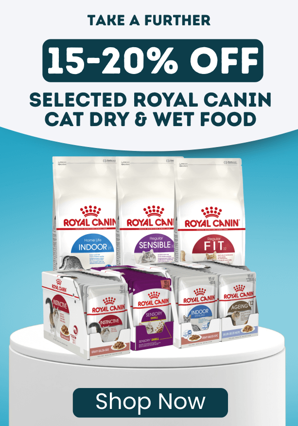15-20% OFF Selected Royal Canin Cat Foods