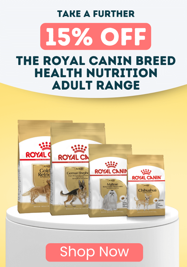 Take a Further 15% OFF Royal Canin Dog Breed Food