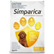 Simparica for Pups and small dogs 1.3-2.5kg 3 pack 