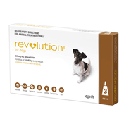 Revolution Brown 3pk - Dogs 5 - 10kg (3 ampules)