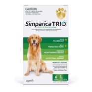 #SPECIAL# Simparica Trio 8 pack for dogs 20.1-40kg - Flea, Tick, worm   (6 Pck plus 2 Single dose pks) 