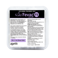 Fevac 5 in 1 vaccination for cats pack of 25