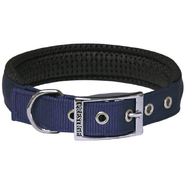 Soft Padded Nylon Collar 1" x 20" (51cm) - Navy