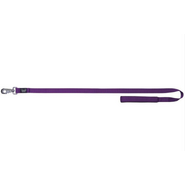 Soft Padded Nylon Leash 1" x 4' - Purple