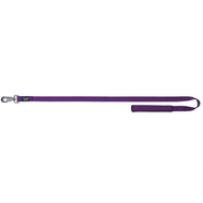 Soft Padded Nylon Leash 1" x 4' - Purple